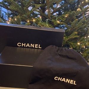 Vintage Chanel Leather Slingbacks